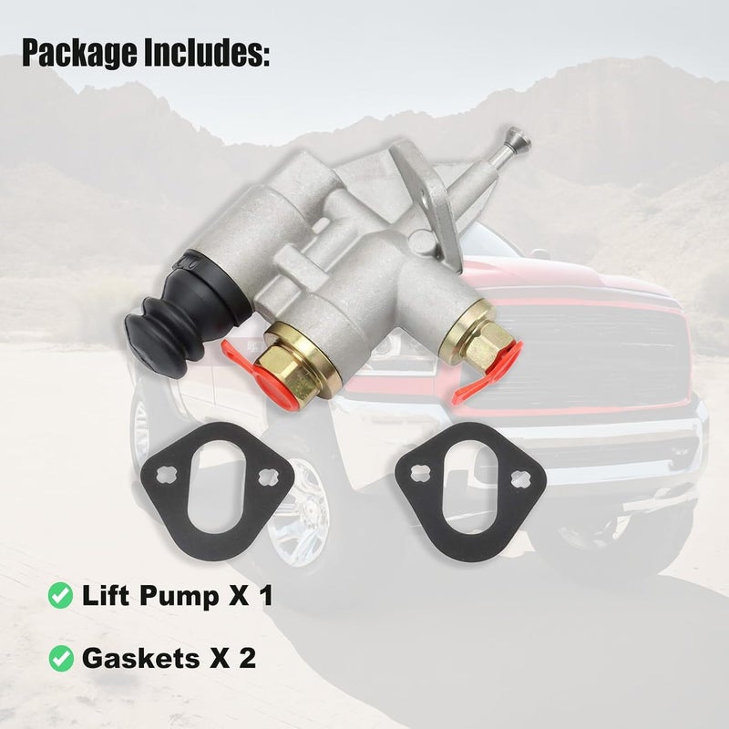 APSFY Diesel Fuel Lift Pump, APSFY Transfer Injection Pump 3936316 fit for 94-98 Dodge Ram 2500 3500 Pickup Cummins 5.9L 6BT P7100 4761979 4988747 4944710 - Image 4